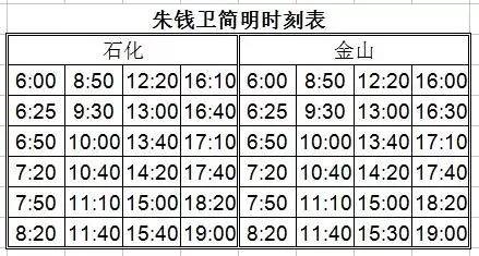 金漕线最新时刻表图详解及查询指南