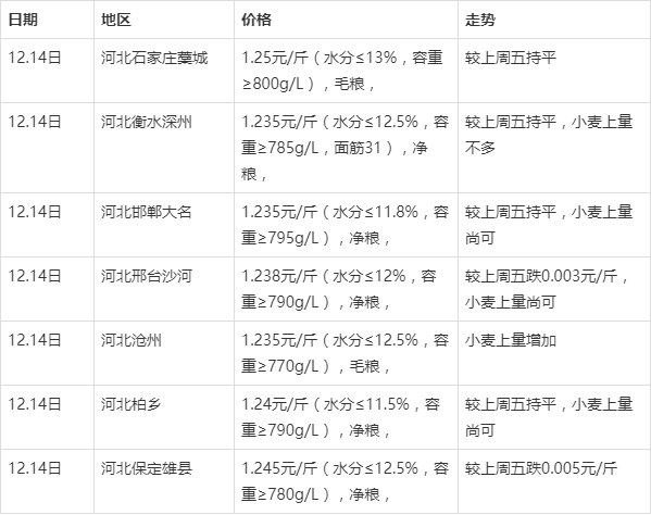 新小麦价格行情及分析最新动态