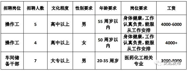 安达最新招聘信息全面概览